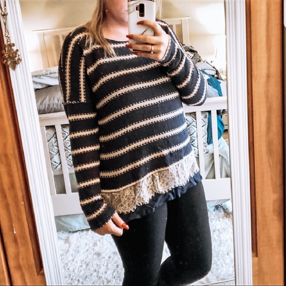 Francesca's Collections Sweaters - Striped sweater